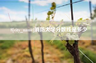 亳州消防大学分数线是多少
