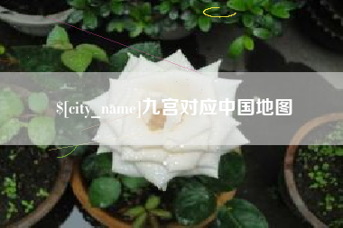 亳州九宫对应中国地图