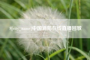 亳州中国消防在线直播回放