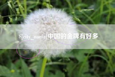 亳州中国的金牌有好多