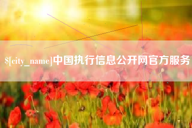 亳州中国执行信息公开网官方服务
