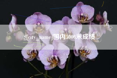 亳州国内5000米成绩