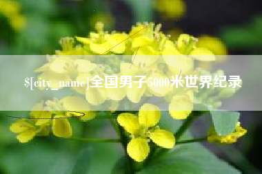 亳州全国男子5000米世界纪录