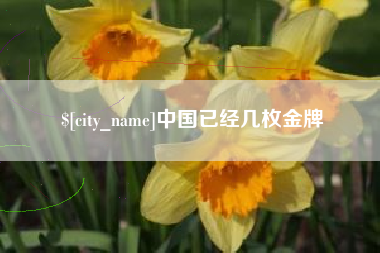 亳州中国已经几枚金牌