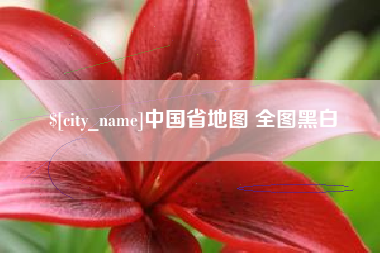 亳州中国省地图 全图黑白