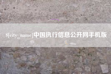 亳州中国执行信息公开网手机版