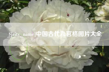 亳州中国古代九宫格图片大全