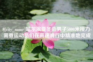 亳州哈尔滨亚冬会男子5000米接力-需要运动员们在高速滑行中精准地完成