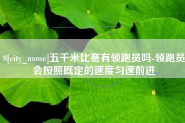亳州五千米比赛有领跑员吗-领跑员会按照既定的速度匀速前进