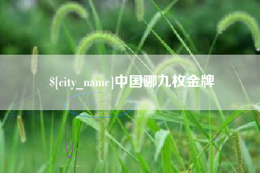 亳州中国哪九枚金牌