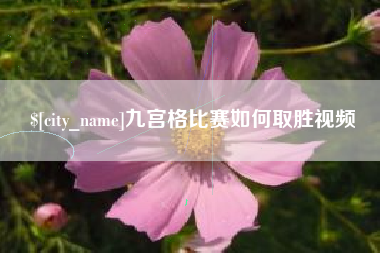 亳州九宫格比赛如何取胜视频
