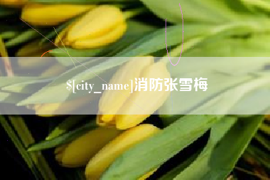亳州消防张雪梅