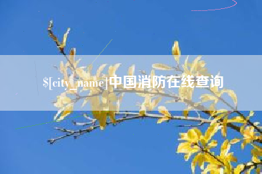 亳州中国消防在线查询